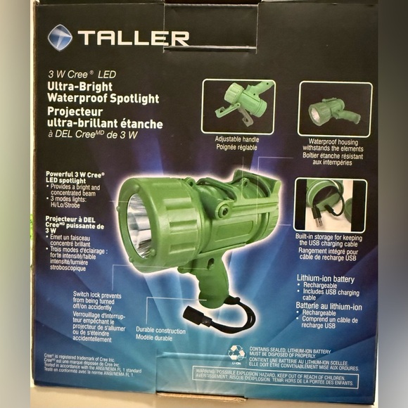 Green Waterproof Spotlight - Picture 2 of 6